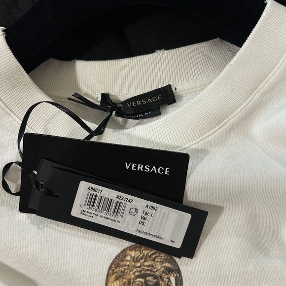 AUTHENTIC new VERSACE runway PULLOVER sz L - Picture 9 of 11